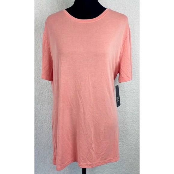 (NWT) AMERICAN APPAREL • Desert Flower Brushed Jersey Open-Back Short Sleeve Tee - Picture 3 of 16
